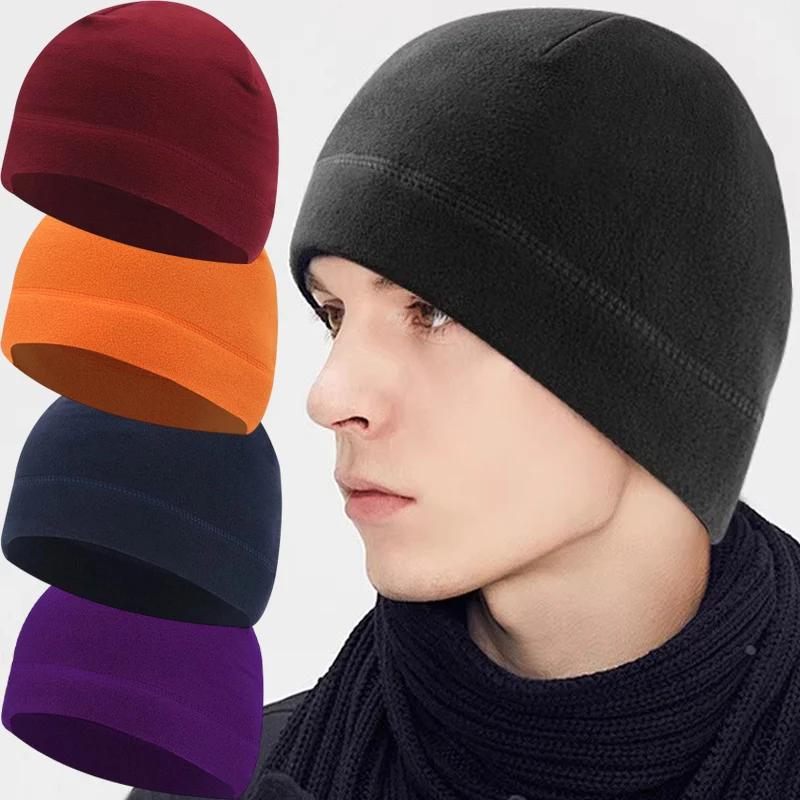 Warm Beanie Winter Cap Hat for Men Women Ski Cycling Outdoor Hiking Skullies Soft Thermal Fleece Running Windproof Caps Gifts