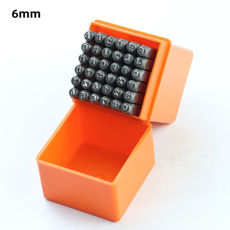 36pcs Numbers Alphabets Printing Tools Creative Leather Handmade Carving Tool DIY Craft Embossing Stamp For Leather Steel Punch