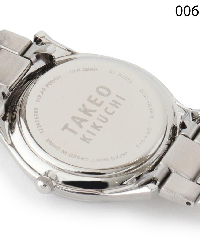 Watch Metal Band Solar Watch 07001448 Silver 00 [Takeokikuchi] Men's (006)