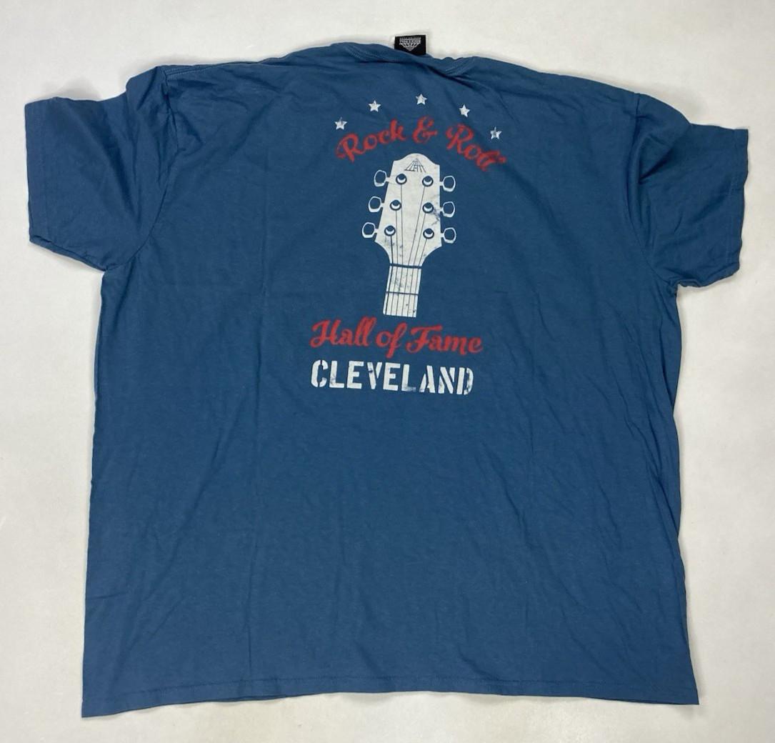 Rock Roll Hall Of Fame Graphic T-shirt Men XXL Short Sleeve Cleveland Ohio XL