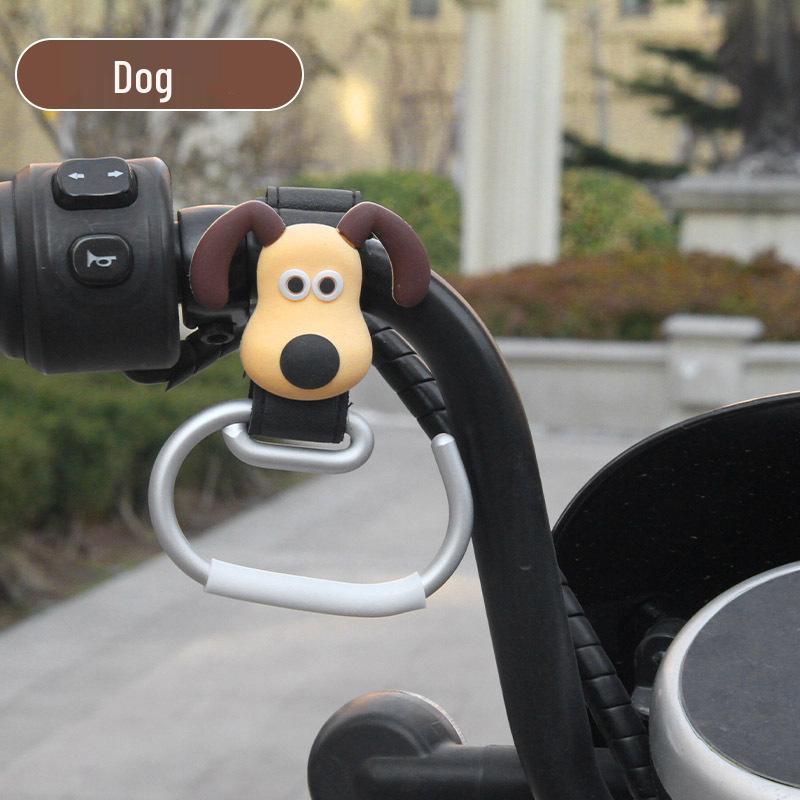 Korean Style High-Capacity Baby Stroller Hook - Strong Adhesive & Practical Design