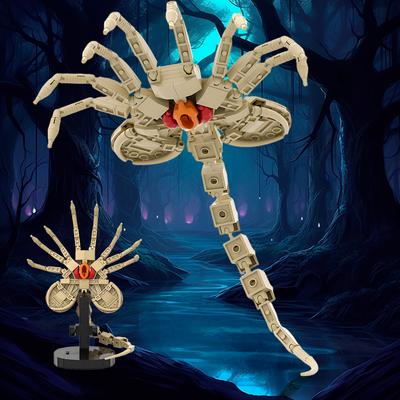 MOC Alien Facehugger Steine Modell Xenomorph Kreatur Alien Facehugger Bausteine Spielzeug Weihnachten Geburtstagsgeschenke