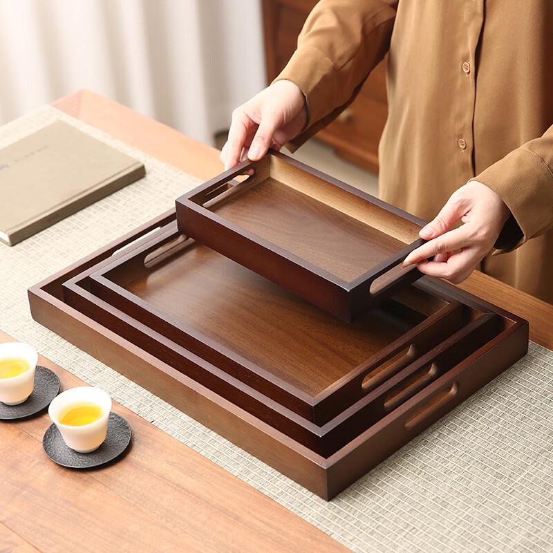 WA Bamboo Wood Tea Tray