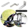 Silver Electric Headlight Modified Bracket LED Spot Light Fixed Holder  Motorcycle Accessories