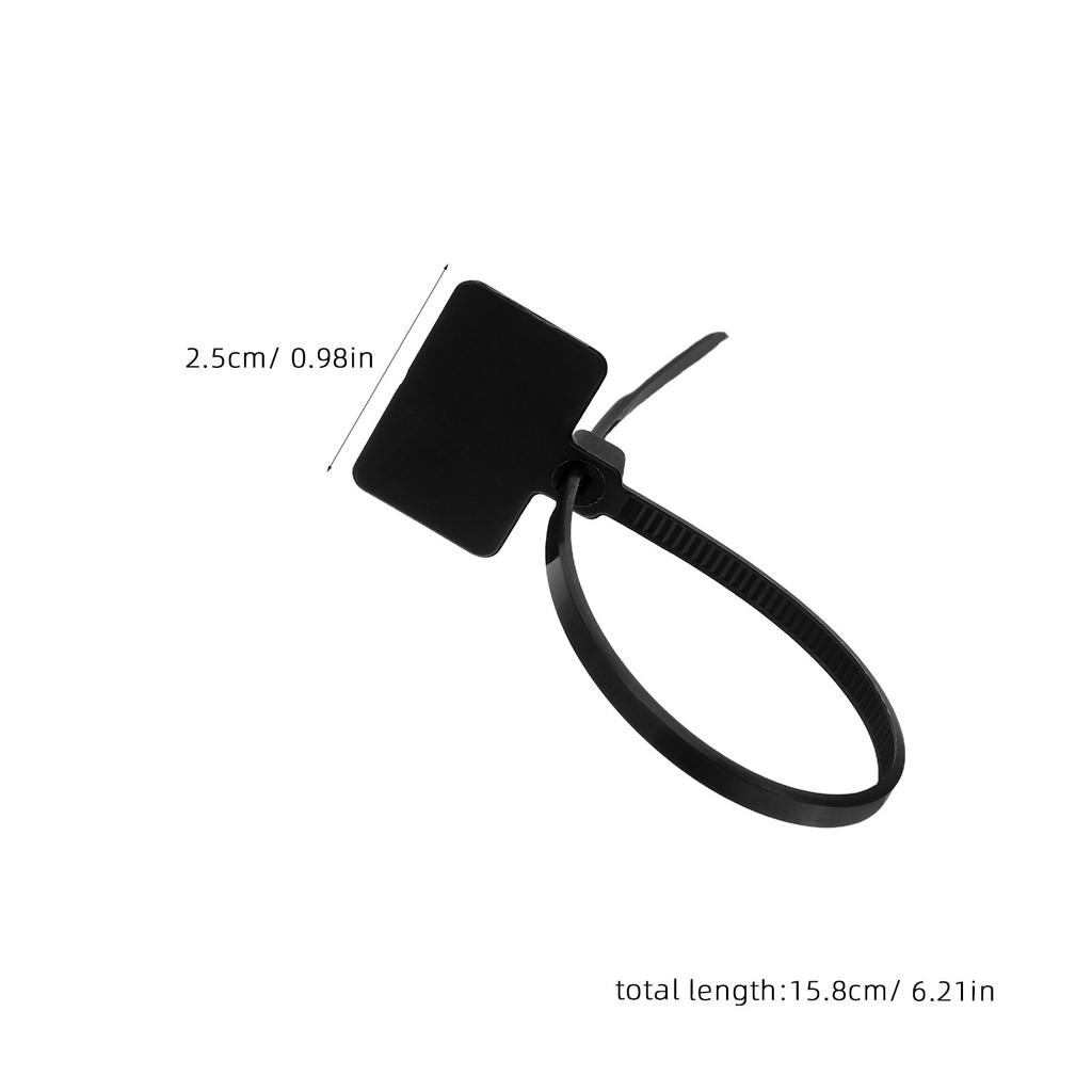 250Pcs Nylon Cord Label Ties Writable Cable Marker Tags Zip Ties 25x150mm Wire Organizer Straps for Offices Cable Label Tags