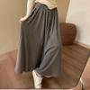 Women's Autumn High-Waist Versatile Casual Midi Skirt - Elegant Drapey Umbrella Skirt with Ladylike Flair