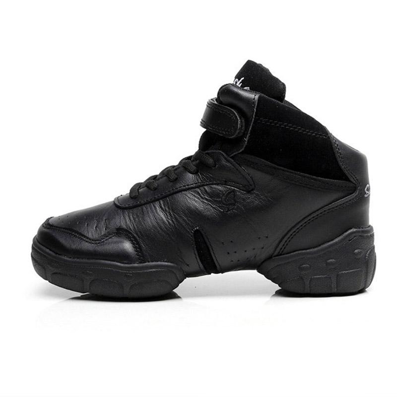 Boots Sneakers Canvas Leather Mesh Shoes Square Modern Jazz Dance Shoes Soft Outer Teacher Breathable Sports Shoes