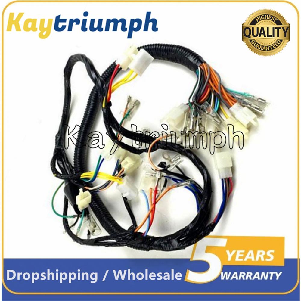 NEW Wire Cable Line For Suzuki 125cc GN125 GN 125 Motorcycle Parts Electrical Wiring Harness 1PC