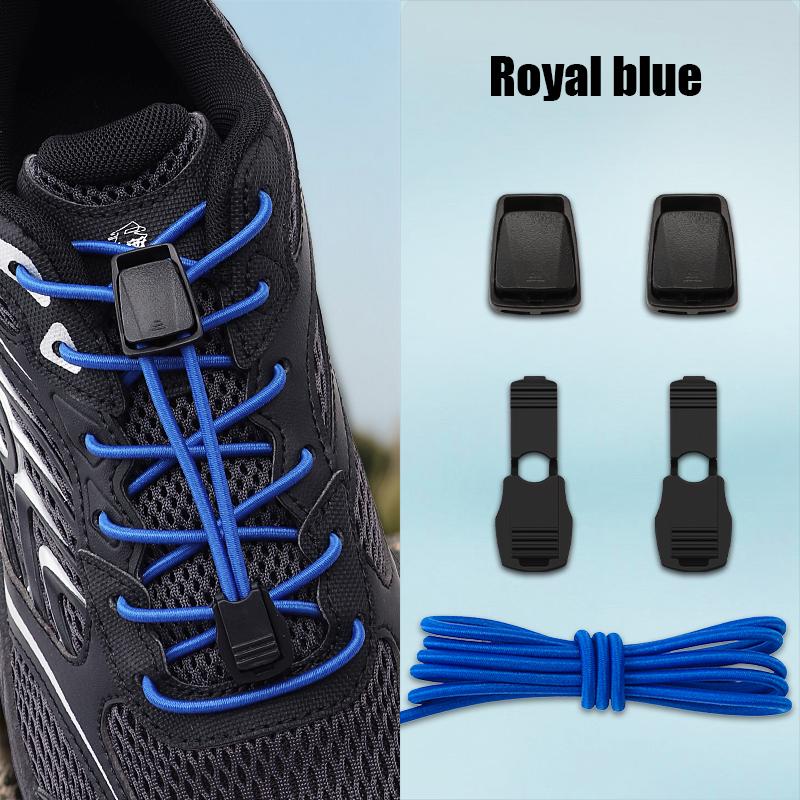 Buckle for Kids & Adults Elastic Laces for Sneakers No-Tie Shoe Lace Fastener Press Spring Lock Shoelace Running Shoes Fix Clips