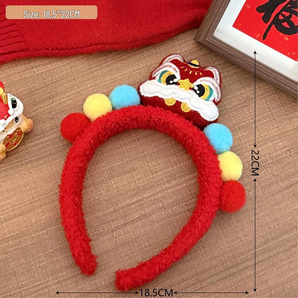 Bonita diadema de antena de peluche con forma de palito de Niuniu: accesorio divertido para el cabello para fiestas y maquillaje.