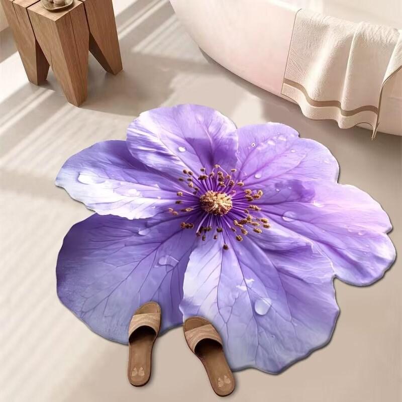 Großer Blume Kreis Teppich Wohnzimmer Teppich Schlafzimmer Bettvorleger