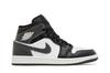 Jordan 1 Mid Black White Iron Grey