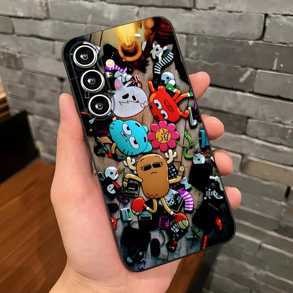 

The Amazing World Gumball Anime Phone Case For Samsung S26 S25 Plus S20 S20 Plus S22 Ultra S23 FE S21 Plus S21 Ultra Soft Cover Samsung S25 Ultra