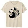 Mystical Celestial Mushroom Forest Fungi TShirt Witchy Boho Nature Art