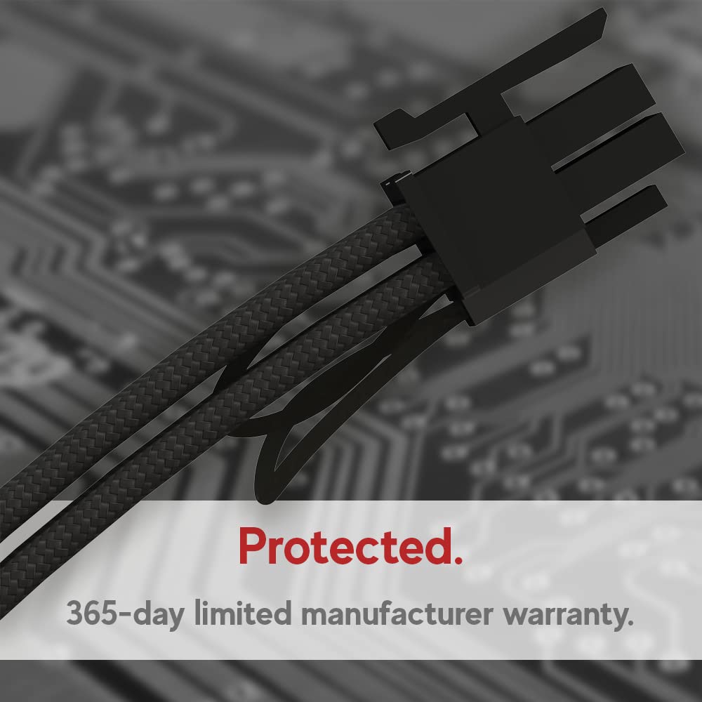 LINKUP AVA 600W PCIe 12VHPWR 16pin AWG16 High Current Power Supply Unit Cable 70cm Compatible with All RTX 3000 FE Graphic Boards - 5.0 (12+4) -