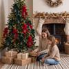 Anhänger Weihnachts-Schleifenknoten-Kugel-Anhänger Zarte Weihnachts-Ornamente Weihnachts-Hänger Wohnzimmer
