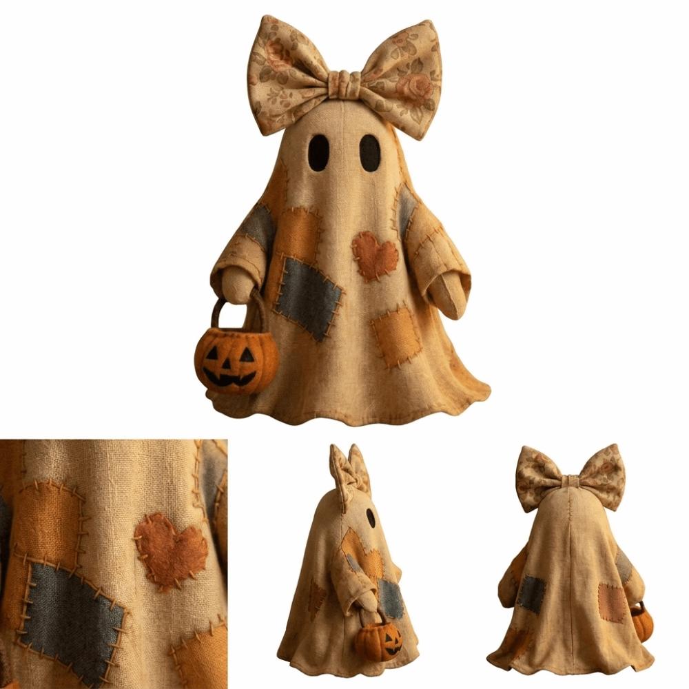 Saubere Nähte Patchwork Geist Weicher Patchwork-Stoff Halloween-Dekoration Innenräume