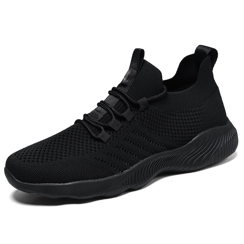 Summer Men Shoes White Mesh Sneakers Breathable Running Shoes Fashion Casual Walking Shoes Zapatillas Hombre Plus Size Footwear
