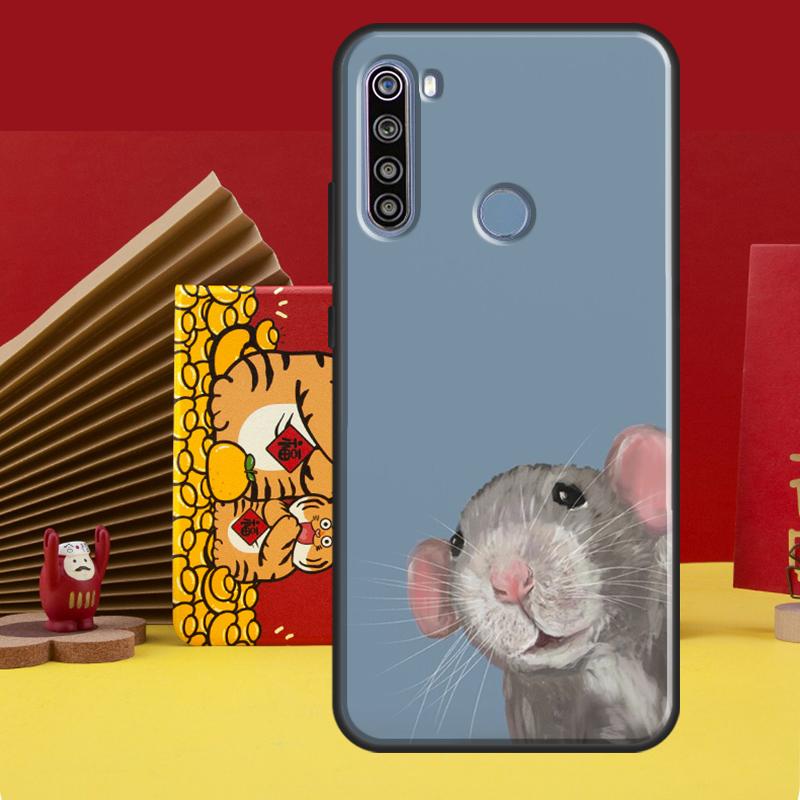 Mouse Rat Case For Redmi Note 12 10 8 9 11 Pro Cover For Redmi Note 12S 11S 10S 9S 8T 9C 10C 12C Coque