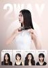 Innovative Hair Heated Brush Hair Iron with 100 Million Negative MCH Fast 3 Temperature Automatic Burn 6400mAh Power Portable 2025 Designllano Ions,