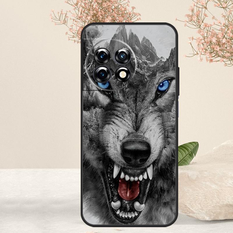 Wolf Dog Cat Bird Lion Tiger Animal Case For OnePlus 15 13 12 11 13T 13R 12R 15R 10T 10 Pro Nord 5 CE 4 3 2 Lite N20 N30 Cover
