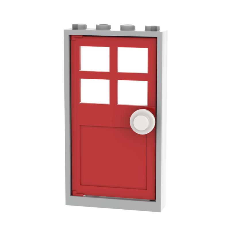 Tür Fenster Bausteine Kompatibel Große Marke Kinderspielzeug 60596 60623 6141 Frühes Lernen MOC Bildung Geschenke