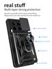 For Camon 30 4G Case Car Magnetic Ring Holder Phone Coque For Tecno Camon 30 4G CL6 6.78" Silde Lens Armor Shockproof Back Cover