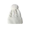 Autumn And Winter Women'S Warm Knitted Hat Fashionable And Versatile Wool And Velvet Thickened Hat Outdoor Cold-Proof Hat