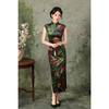 Cheongsam New Chinese 1011 Autumn New National Style Sleeveless Flower Embroidery Improved National Style Banquet Cheongsam Can be Daily