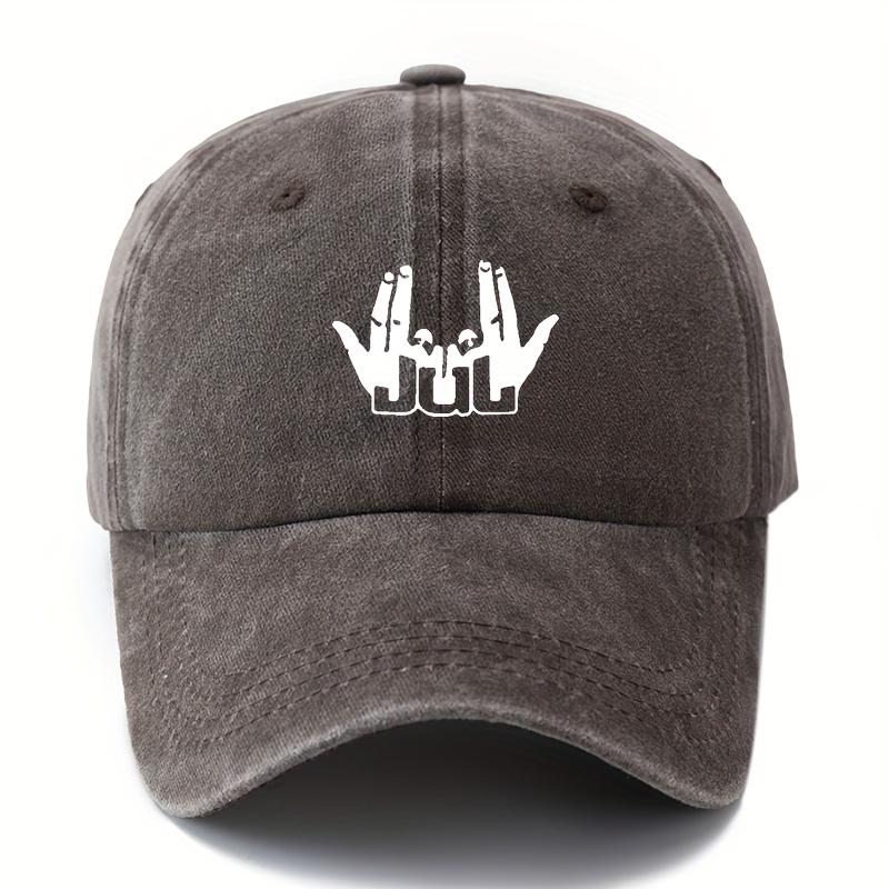 Unisex Printed Hands Baseball Cap Curved Brim Hat Trucker Baseball Cap Outdoor Vacation Travel Peaked Cap