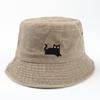 1pc Summer Cat Bucket Hat for Men Women Lightweight Travel Beach Fisherman Hat Outdoor Sports Pull Up Bob Panama Sun Hats