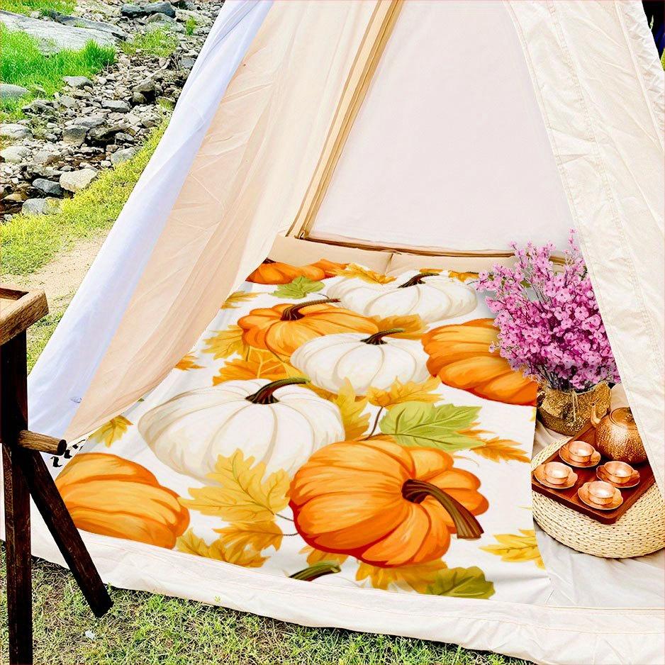 Thanksgiving Blessings Blanket Cozy Flannel Throw for Family Gatherings AllSeason Comfort Festive Gratitude Gift