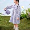 Fashionable Floral Dress for Girls, Spring Children's Doll Collar Princess Dress