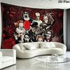 Horrorfilm Serie Wandkleed Esthetisch Wandkleed Bedrukt Stof Deken Decoratieve Wandkleden voor Slaapkamer Woonkamer Huisdecoratie