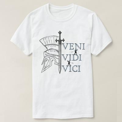 Veni Vici Vidi Roman Empire SPQR Roman Legion TShirt 100 Cotton ONeck Short Sleeve Summer Casual Mens Tshirt Streetwear