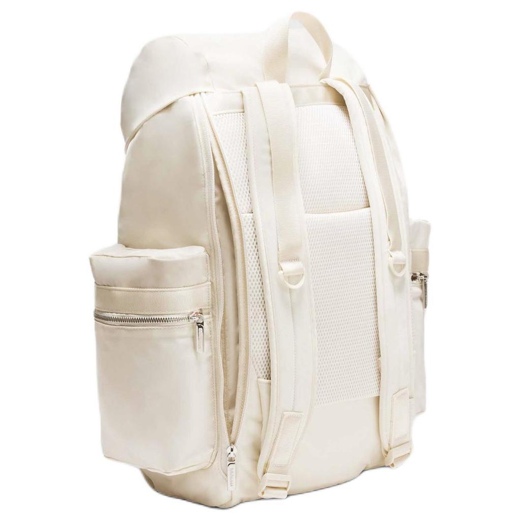 Lululemon 25L Wunderlust Wasserdichter Nylon-Rucksack Unisex Rucksäcke Elfenbein LU9AS8S-033454