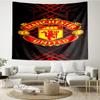 Manchester United Print Tapestry, Backdrop, Easy Setup, Ideal for Bedroom, Office & Living Room, with Aesthetic Wall Hanging Decor.