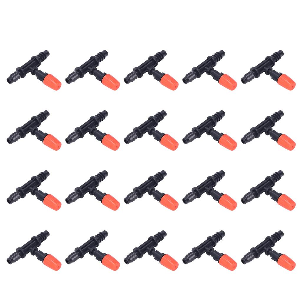 20pcs Drip Irrigation Nozzles Drip Irrigation Mister Heads for Garden Irrigation Agricultural