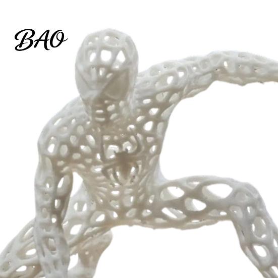 Small Decorative Accents for Cars 3D Printed Hollow Mesh Superhero Figurine, Creative Spider Style Action Pose Character Statues Desktop Ornament,