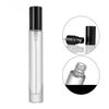 Simple Square & Round Glass Perfume Bottles - Transparent, Empty Spray Decanting Containers.