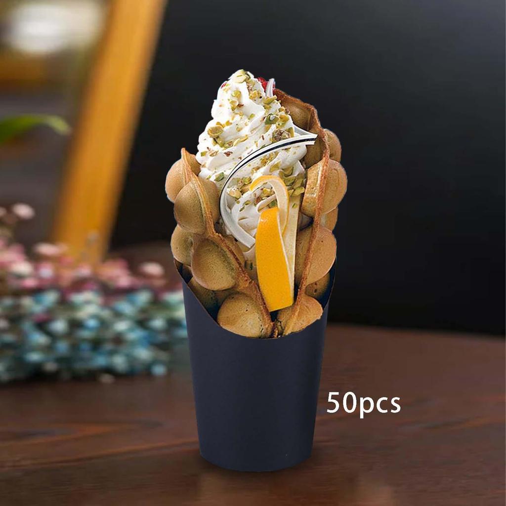 Pommes Party Backzubehör Schräge Pommesbecher Eierwaffel für Hochzeit
