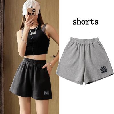Waffel Sportshorts Damen Sommer 2025 Neu Koreanische Version Locker Hohe Taille Zuhause Weites Bein Hotpants Tragen Großhandel