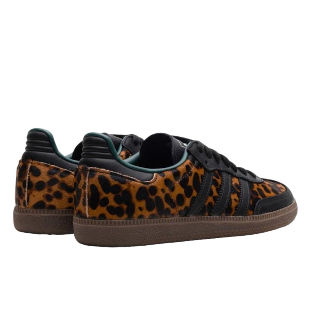 Adidas Samba OG Black Green Leopard