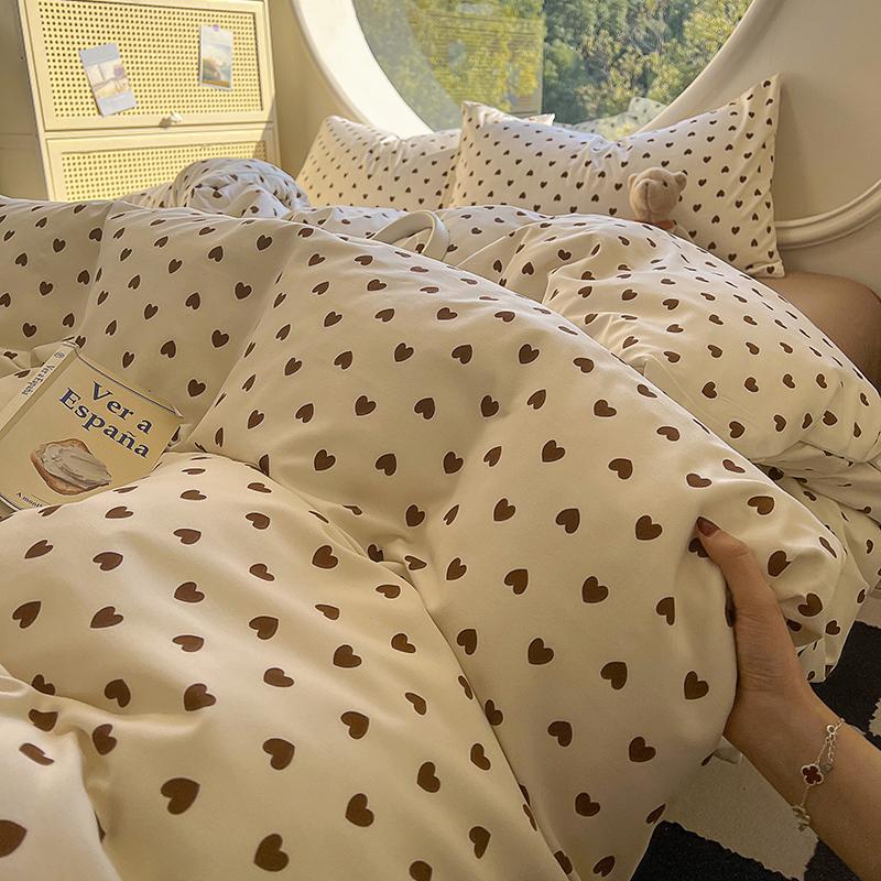 Floral Style Duvet Cover Soft Quilt Cover Single/Double/Queen Size Comforter Covers Girls Room Bedding (Pillowcase Need Order)