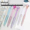 Colorful Large Diamond Ballpoint Pen with Customizable Logo for Students and Office Use
