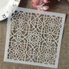 15cm Geometrischer Rahmen DIY Schichtschablonen Wandmalerei Scrapbooking Ausmalen Prägung Album Dekorative Vorlage