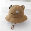 Kids Outdoor Panama Hat Cartoon Cute Sun Protection Lightweight Sun Visors Cap Summer Wide Brim Sunshade Outdoor Fisherman Hat