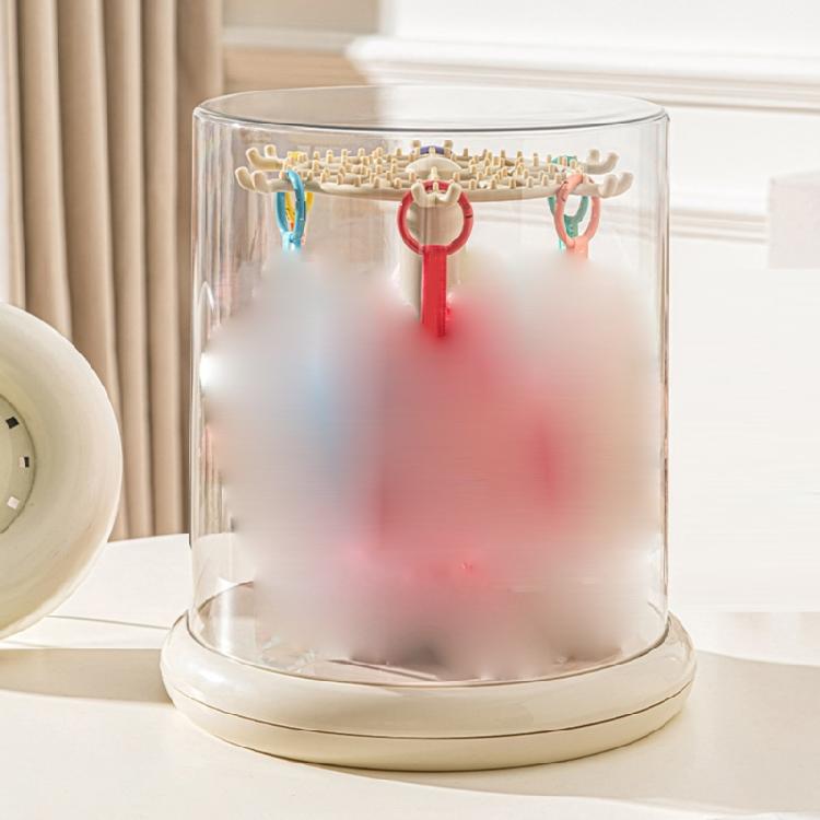 Space Efficient Rotating Display Unit 360 Viewing Angles For Small Collectibles ABS PET Frame Fingerprint Resistant Box