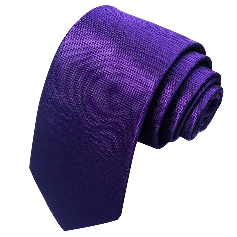 2026 Premium Men's Solid Color Jacquard Tie - New Style, Hand-Tied, Hot-Selling Business Accessory