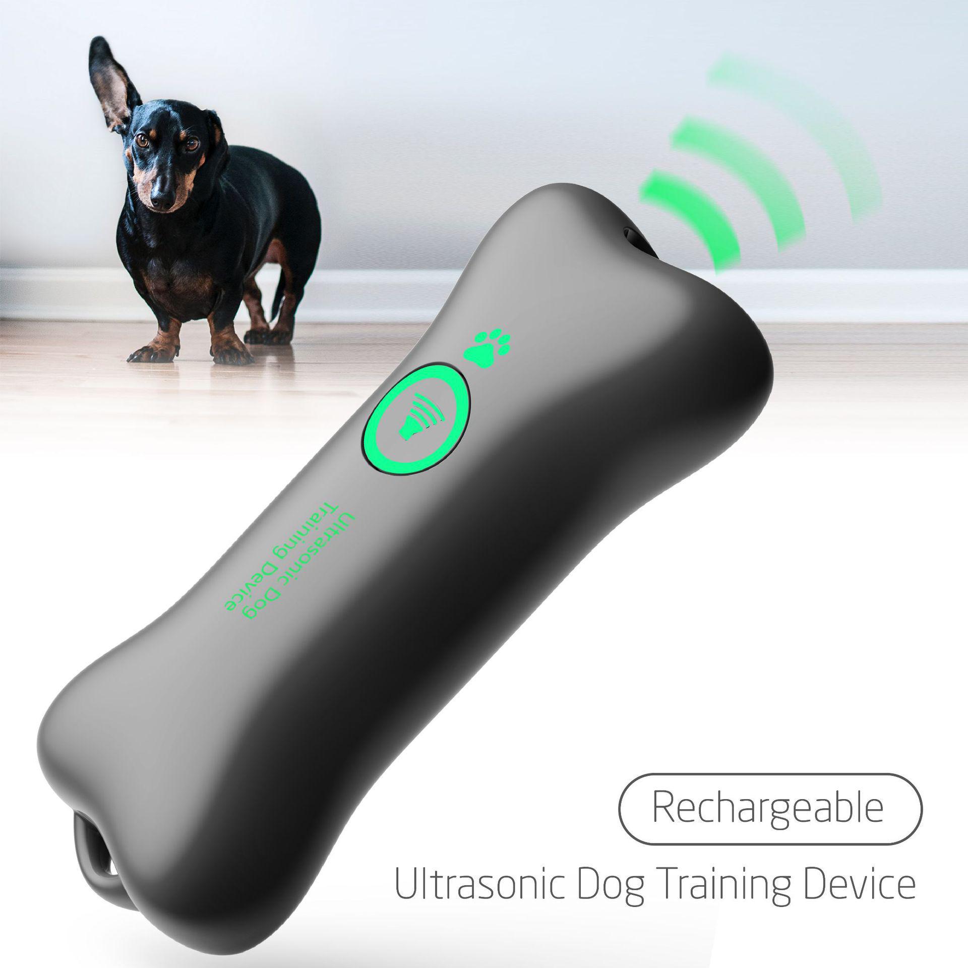 

Rechargeable Ultrasonic Anti-Bark Dog Training Repellent